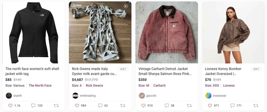 Activewear on Poshmark