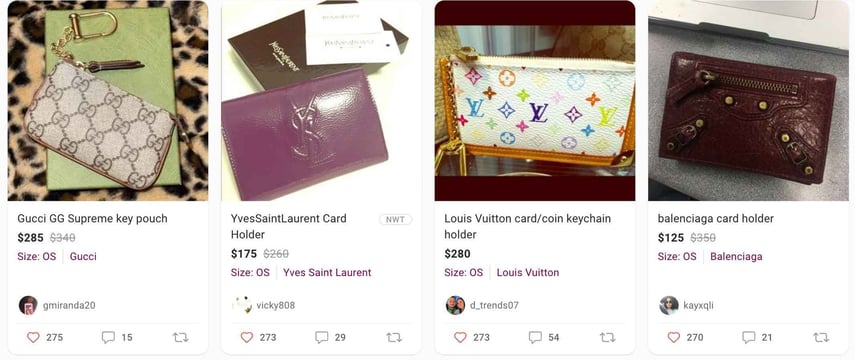 Best Selling Card Holders on Poshmark