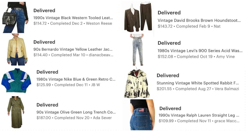 Best Selling Vintage Fashion