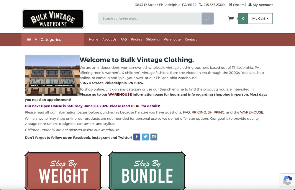 Bulk Vintage Warehouse