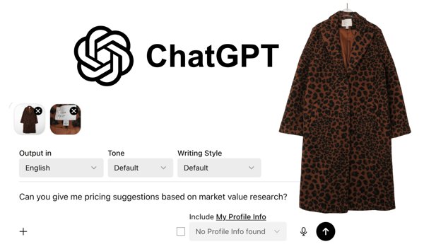 ChatGPT for reseller comps