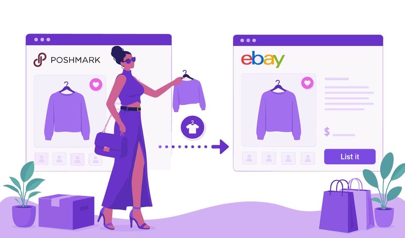 How to Crosslist from Poshmark to eBay (Manual or Automatic)