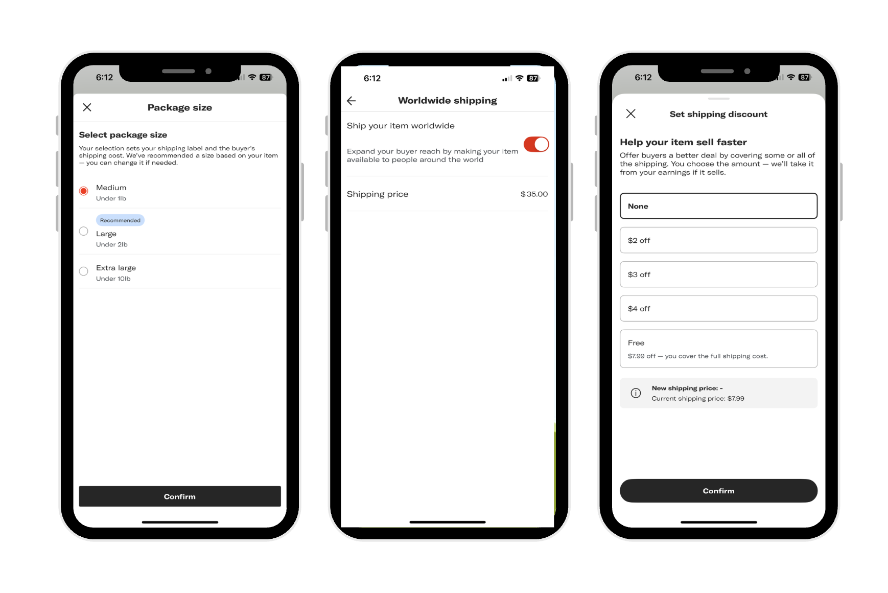 Depop Shipping Options