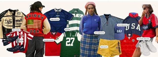 Depop Trend Report Retro Sportswear