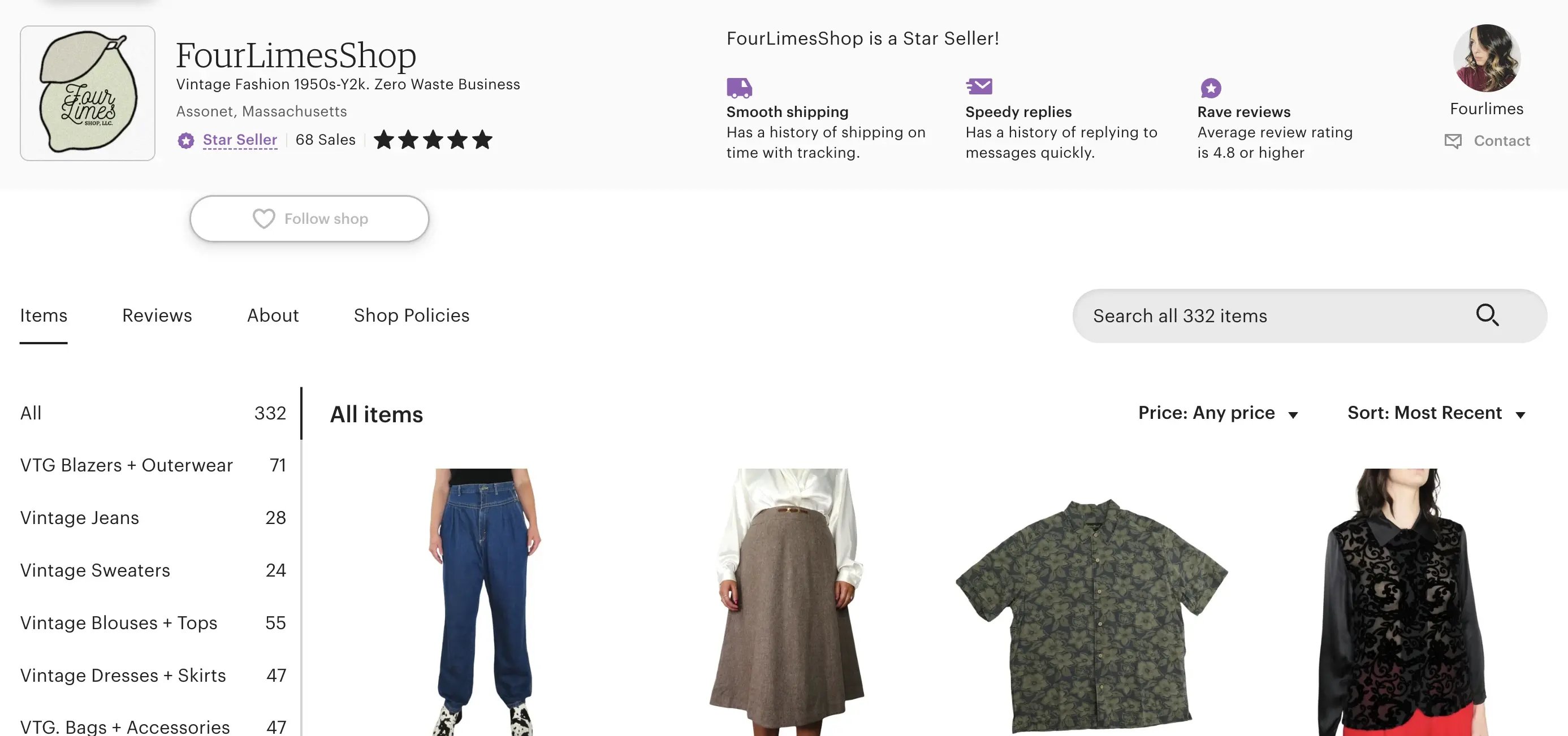Etsy Stores Review View