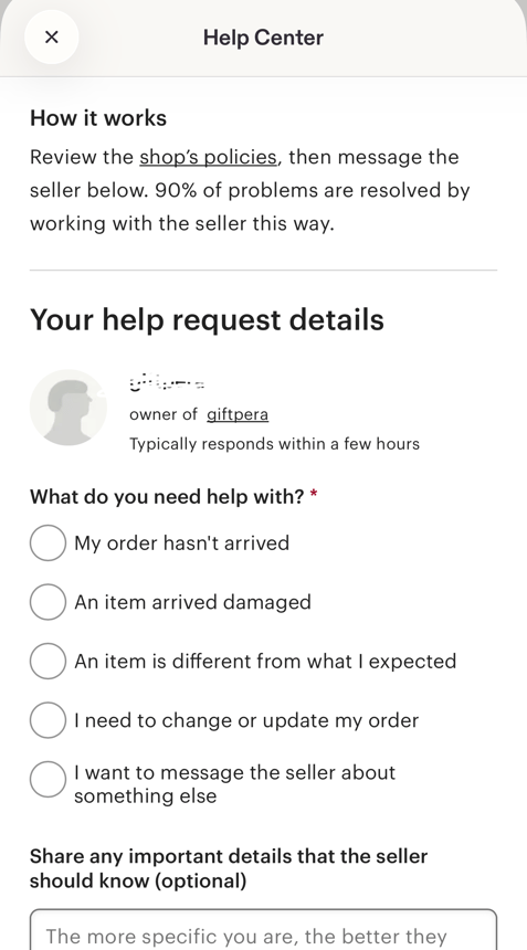 Etsy customer protection