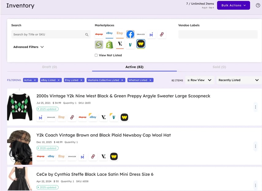 Etsy to eBay on Vendoo