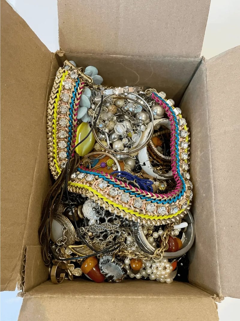 Goodwill Blue Box Jewelry