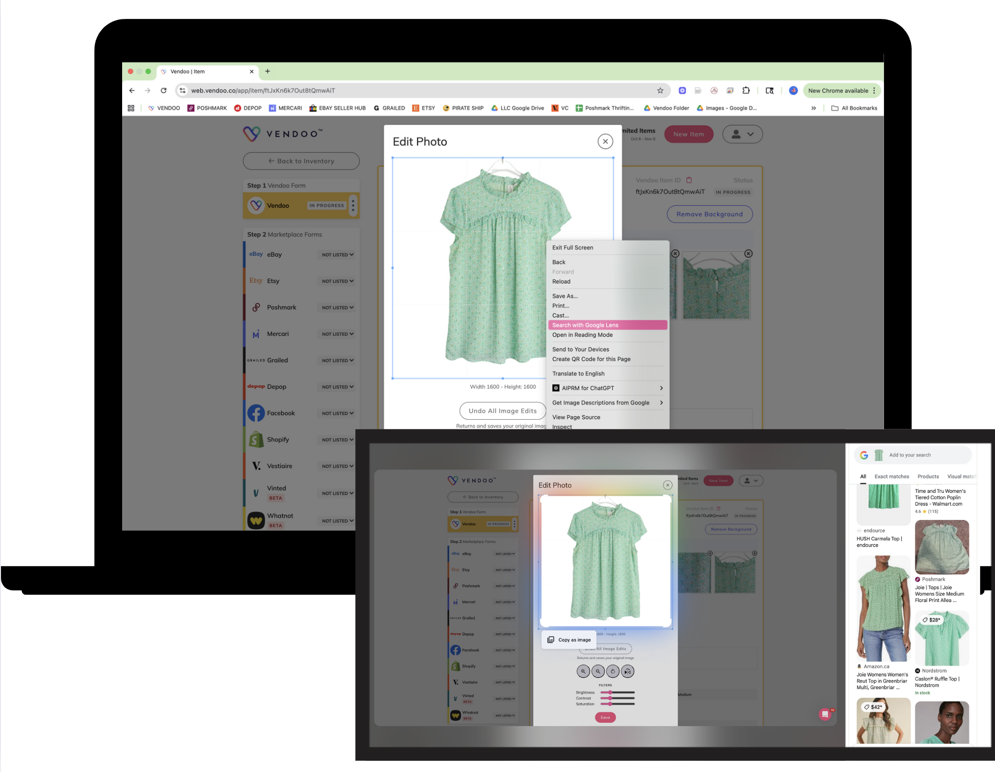 Google Lens from Google Chrome