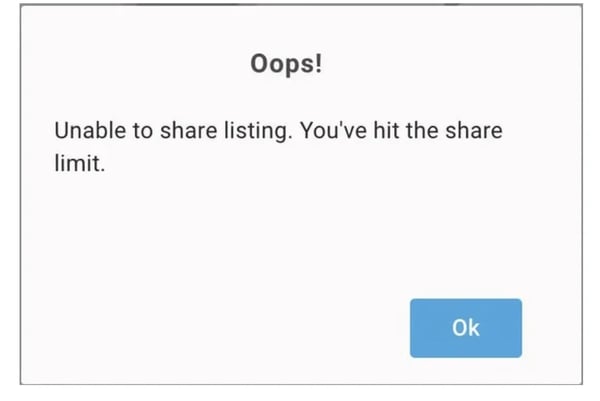 Poshmark Share Jail Error Message-1