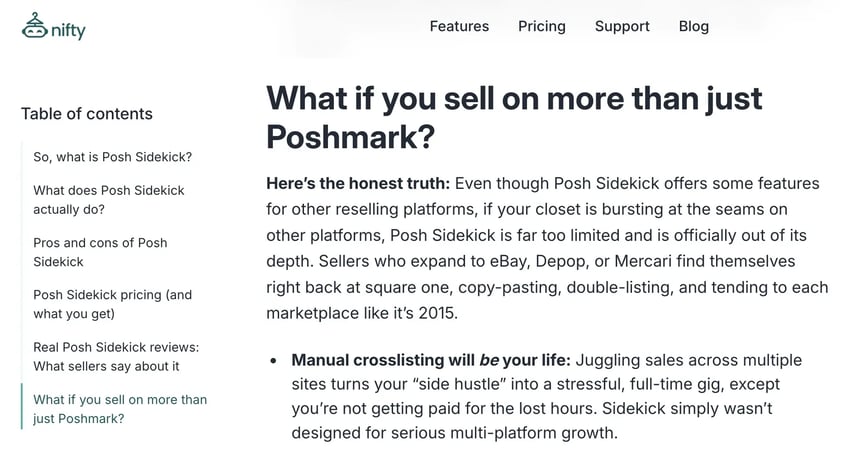 Poshmark Sidekick Reviews