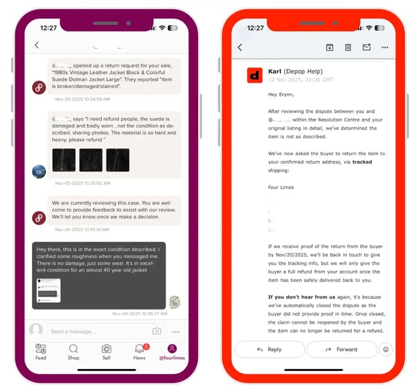 Poshmark and Depop Customer Support