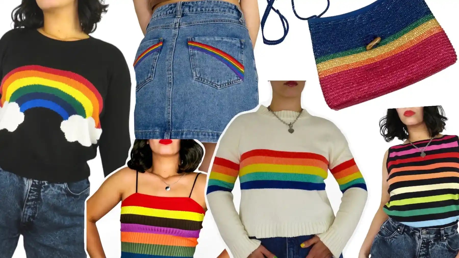 Rainbowcore Gay Pride LGBTQIA+ Transpride Style Aesthetic