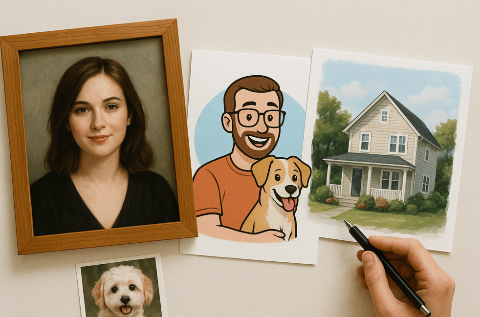 Sell Custom Portraits on Etsy
