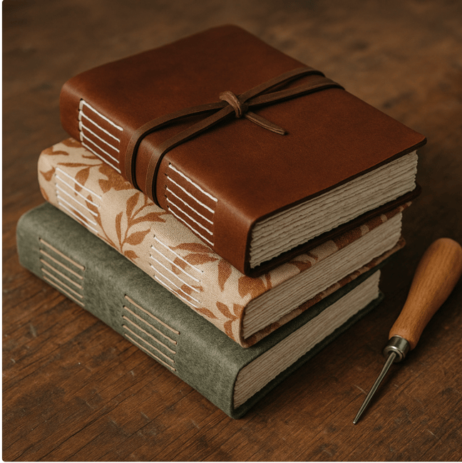 Sell handmade journals on Etsy