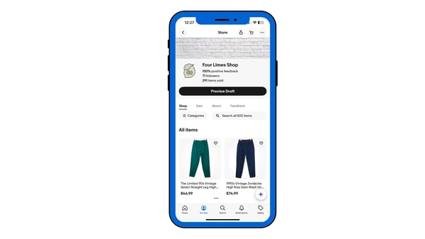 Selling clothes on eBay
