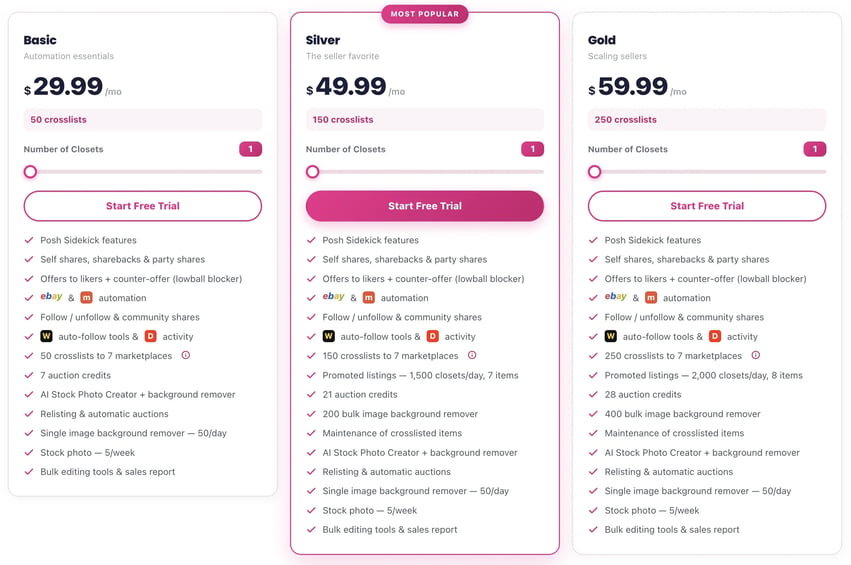 Sidekick Tools Pricing