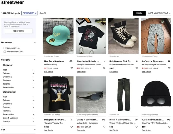 Streetwear on Grailed