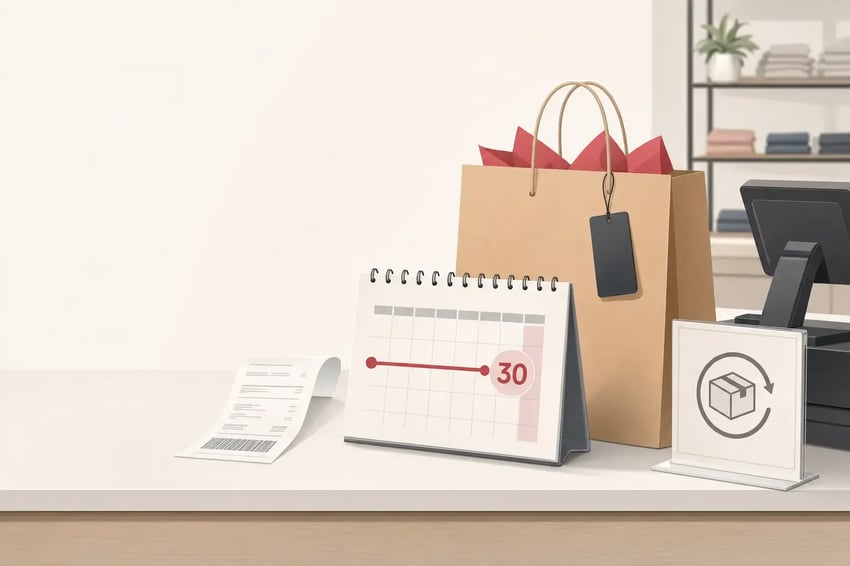 TJ Maxx Return Policy Sign