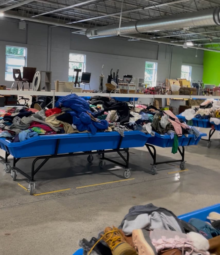 Thrifting at the Goodwill Bins