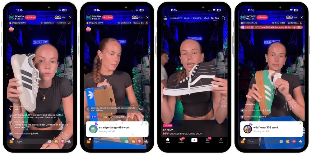 TikTok Shop Live Selling