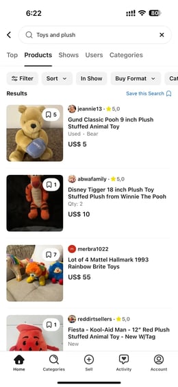 Toys and Plush on whatnot