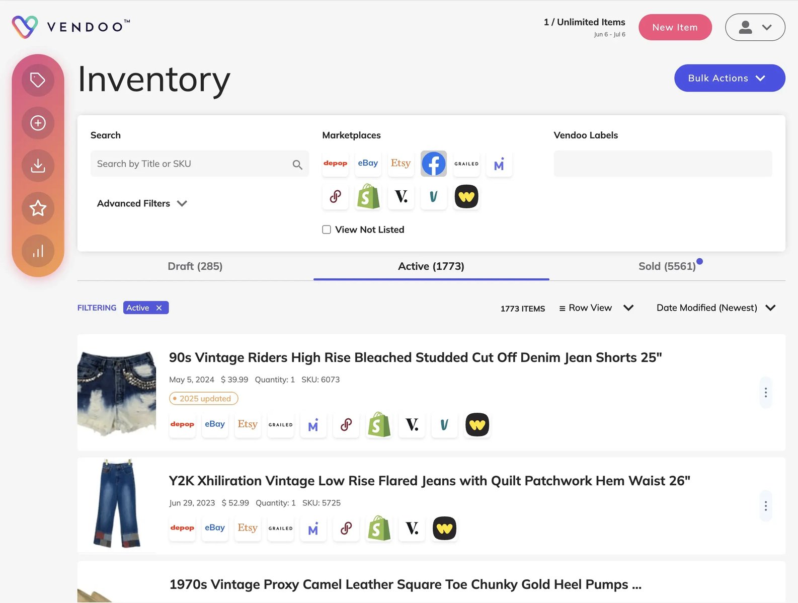 eBay Crosslisting with Vendoo