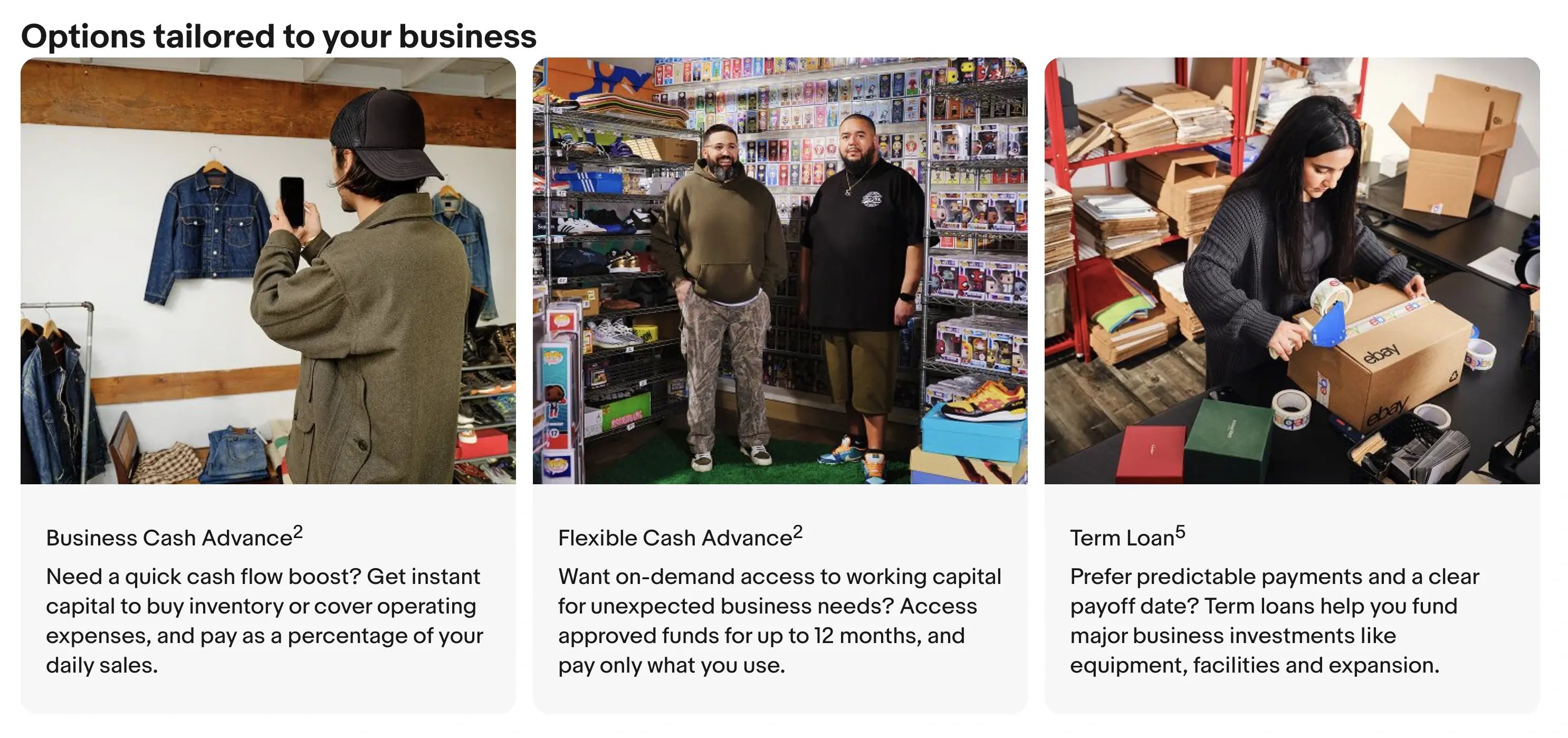 eBay cash advance