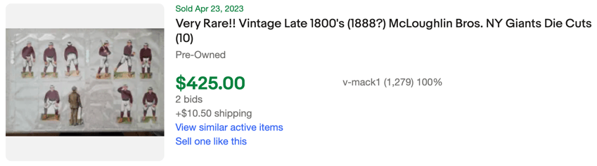 vintage baseball trading cards ebay